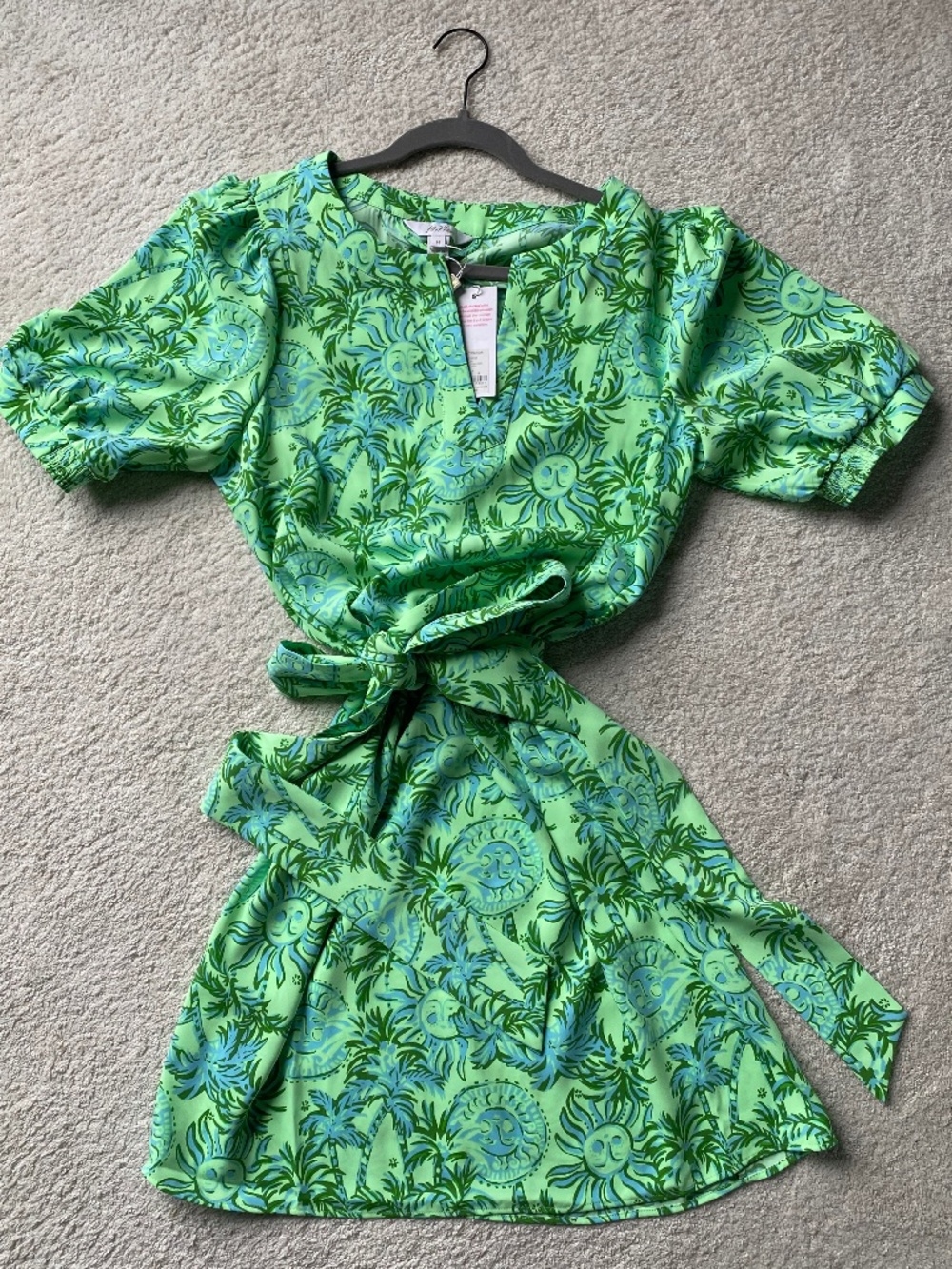 Lilly Pulitzer “Catchin Rays” mint green dress size 14 NEW!